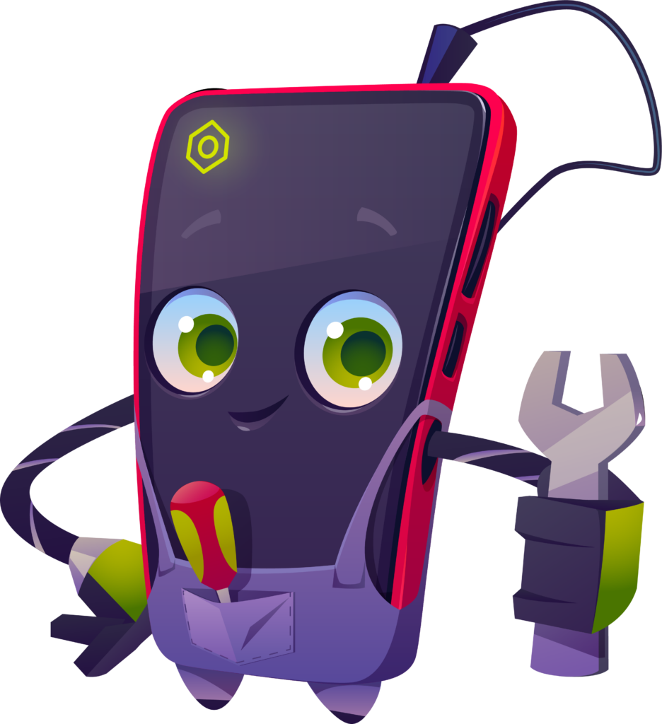 Mascotte Riparami Sto Smartphone